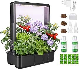 ERWEY Hydroponisches Anbausystem für 15 Pflanzen, 