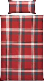 Erwin Müller Bettwäsche Edelflanell karo rot