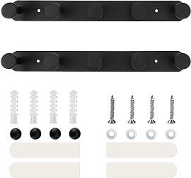 Erzekrim Garderobenhaken Schwarz Kleiderhaken Wand 