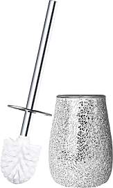 Escenzy Moderne WC-Bürste und Halter Set Mosaik