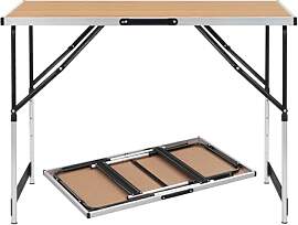 eSituro Campingtisch Alu Klapptisch