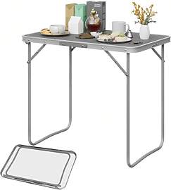 eSituro Campingtisch Klapptisch auf Balkon,