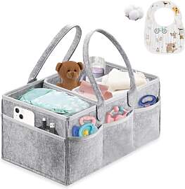 Esoes Wickeltasche Organizer mit Lätzchen Baby