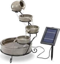 esotec Solar Kaskadenbrunnen Firenze, Keramik,