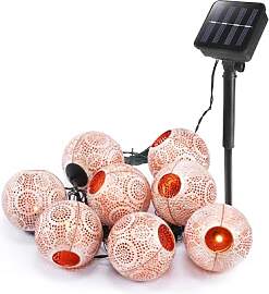 Esotec Solar Kugel Lichterkette Alma, 2 Meter,