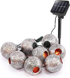 Esotec Solar Kugel Lichterkette Alma, 2 Meter,