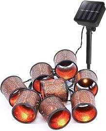 Esotec Solar Laternen Lichterkette Marokko, 2