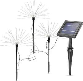 Esotec Solar Stecklicht Wunderkerze, 3er Set, 2