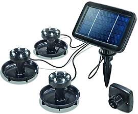 Esotec Solar Unterwasserstrahler Splash, 3er Set,