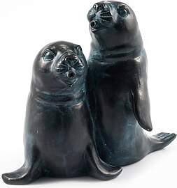 Esotec Wasserspeier-Figuren Seehunde-Paar,