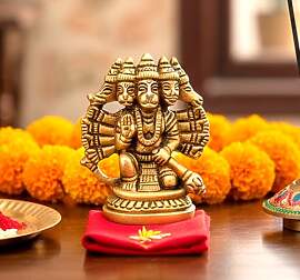 eSplanade Messing Panchmukhi Hanuman Anjaneya