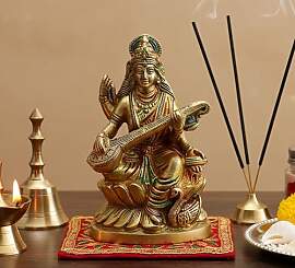 eSplanade Saraswati Maa Murti Idol Statue aus