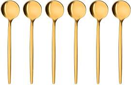 Espressolöffel Provence, 6-teilig, gold, Edelstahl