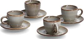 Espressotasse ZELLER PRESENT, grau (taupe),