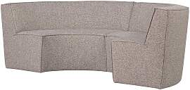 Essbank Europa aus Webstoff, modern, 4-Sitzer,