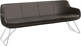 Essbank MUSTERRING "Tavia", braun