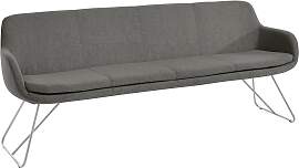 Essbank MUSTERRING "Tavia", grau (grau,