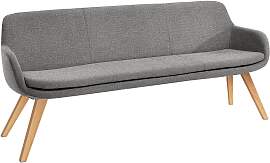 Essbank MUSTERRING "Tavia", grau (grau,
