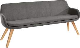Essbank MUSTERRING "Tavia", grau (grau,