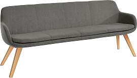 Essbank MUSTERRING "Tavia", grau (grau,