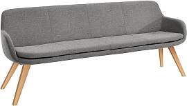 Essbank MUSTERRING "Tavia", grau (grau,