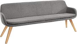 Essbank MUSTERRING "Tavia", grau (grau,