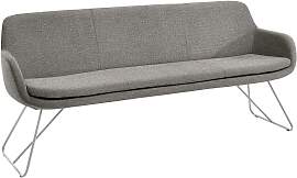 Essbank MUSTERRING "Tavia", grau (taupe, 