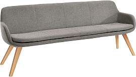 Essbank MUSTERRING "Tavia", grau (taupe, 