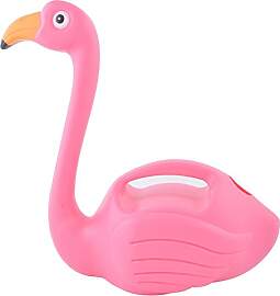 Esschert Design Flamingo Gießkanne aus HDPE, 28,6 