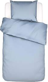 ESSENZA Bettwäsche Minte Eisblau, 135x200 + 1x