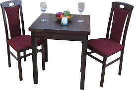 Essgruppe "3tlg. Tischgruppe", rot