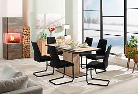 Essgruppe HELA "Ariana, Esstisch mit 6