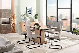 Essgruppe HELA "Ariana, Esstisch mit 6