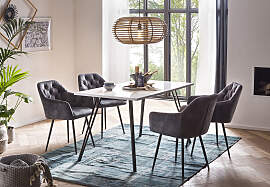 Essgruppe HELA "Jenn", grau (anthrazit,