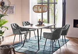 Essgruppe HELA "Jenn", grau (hellgrau,