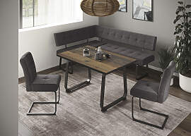 Essgruppe HELA "RUHR", braun (oldwood,