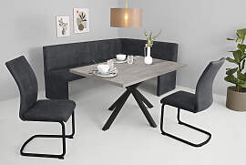 Essgruppe HELA "SPREE", grau (beton,
