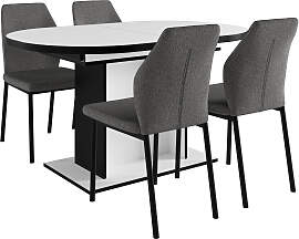 Essgruppe OTTO HOME "Basel, Tischgruppe mit 4 