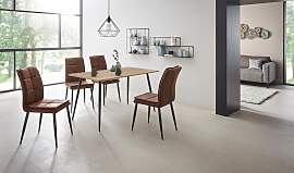 Essgruppe OTTO HOME "Dino + Lima", braun 