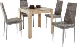 Essgruppe OTTO HOME, grau (eichefarben, hellgrau), 
