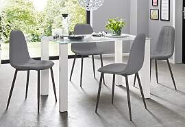 Essgruppe OTTO HOME, grau (weiß, grau), B:120cm,