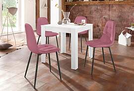 Essgruppe OTTO HOME, rosa (weiß mit struktur,