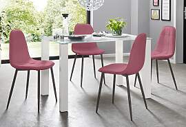 Essgruppe OTTO HOME, rosa (weiß, rosa), B:120cm,