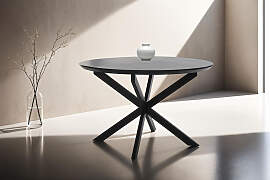 Esstisch BYLIVING "Oregon", schwarz