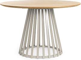 Esstisch Cillian aus Holz, modernes Design, rund,