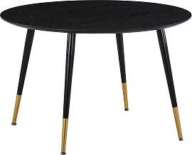 Esstisch Dipp Ø ca. 115 cm Schwarz/Messing