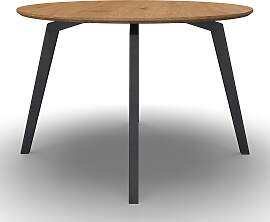 Esstisch Elian Eichefarben MDF rund