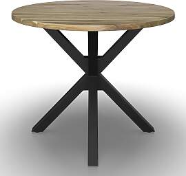 Esstisch Gemma Akazienfarben Echtholz rund