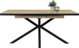 Esstisch HELA, schwarz (artisan eiche, schwarz,