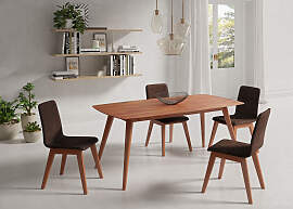 Esstisch HOME AFFAIRE, braun (kirsch, kirsch,